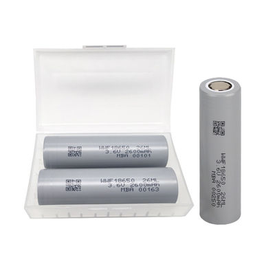 3.6V 2600mAh Rechargeable Li Ion Battery 18650 Battery For Low Temperature