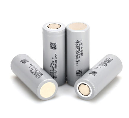 NCA Cathode Low Temperature 18650 Cylindrical Lithium Cells Large Capacity