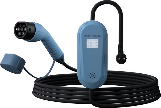 16A 220V Home Car Charging Point UN38.3 Ev Home Chargers With Screen