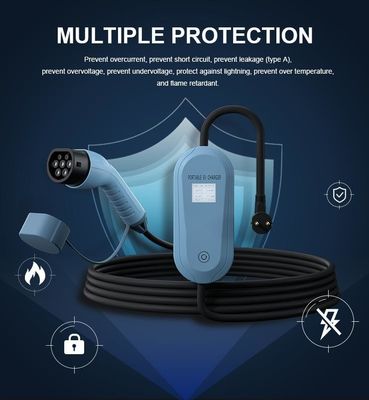 16A AC Residential Ev Charger MSDS Chargepoint Home Ev Charger
