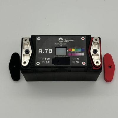 12V 6A Motorcycle Starting Battery 12.8 V Lithium Battery For Outdoor Emergencies