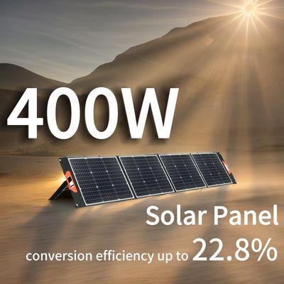UN38.3 Portable Photovoltaic Panels 400 Watt Foldable Camping Solar Panels