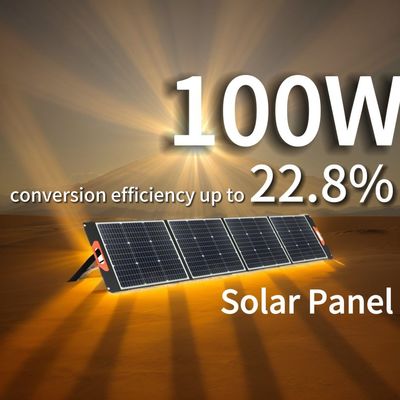 Monocrystalline Silicon 100W 200W Solar Panel PV Cells Module Portable Folding Solar Panel