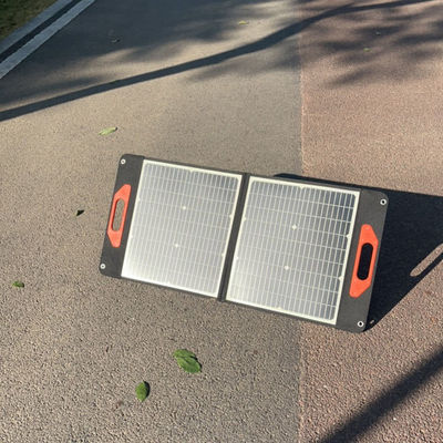 UB-60 Black Flexible Foldable Portable Solar Panel 60W for Travel and Boats and Rvs