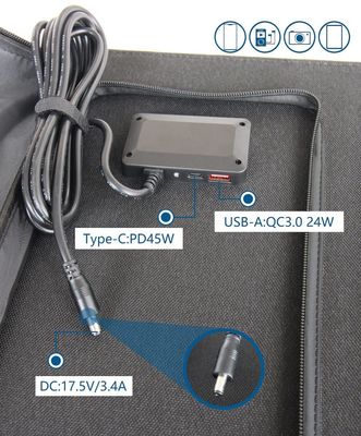 USB-C Output Pd 45W Max 5V/9V/12V/15V Solar Panel 50W 60W 100W Mono Poly