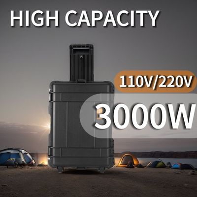 3000W High Power Output Portable Power Station with Lithium Iron Phosphate Battery