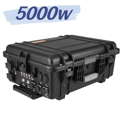220V Outdoor Camping LiFePO4 5000W Large Capacity Portable Power Station with Wheels Trolley