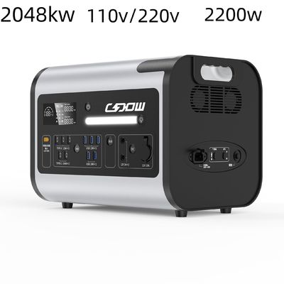 2200W Super Powerful Lithium Iron Phosphate Portable Power Station with Customization