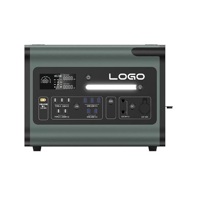 Type-C Output 220V 2200W Pure Sine Wave Portable Power Station for Outdoor Emergency