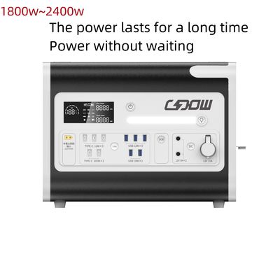 Outdoor Home Energy System 2200W Solar Mobile Power Station Generator with PV Charging