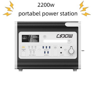 Emergency Portable Power Station with 2048wh Nominal Capacity and Solar Output Power