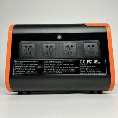 Portable Solar Power Station 2200W LiFePO4 Battery Generator for Family and Emergency