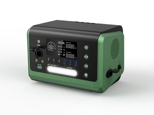 Multi-Scene 600W Portable Power Supply with Wireless Charging and LiFePO4 Battery