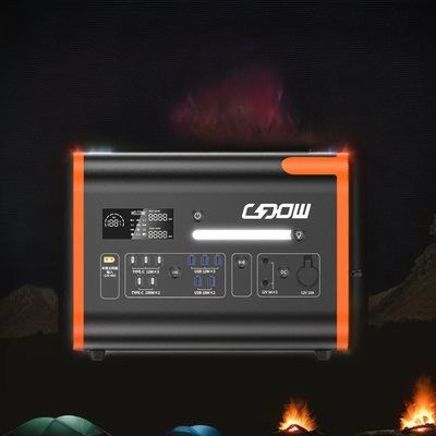 AT22 LiFePO4 Emergency Charging Treasure 2000W Portable Camping Energy Storage Power Station