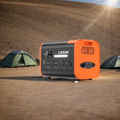 2048wh Nominal Capacity Portable Power Station with Fast Charge 1500W and Solar Panels