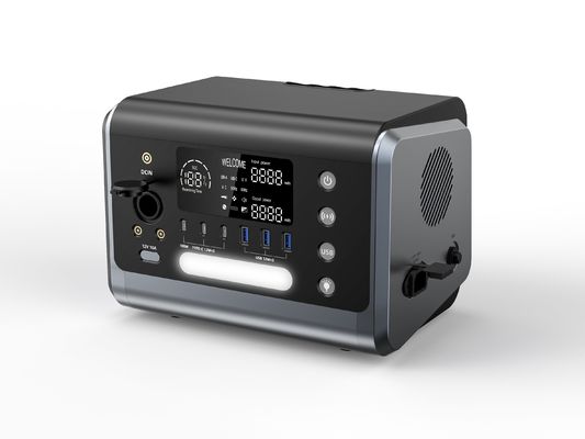 600W Solar System Portable Power Station with Security Protection and Charger