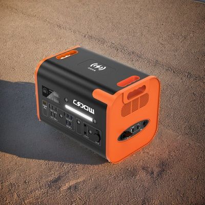 Wireless Charging 15W 1000W 2200W Portable Power Station for Outdoor Emergency Camping