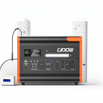 Germany 2000W 2048wh AC-DC Output Plug Electric Mobile Portable Lithium Power Station Solar Generator