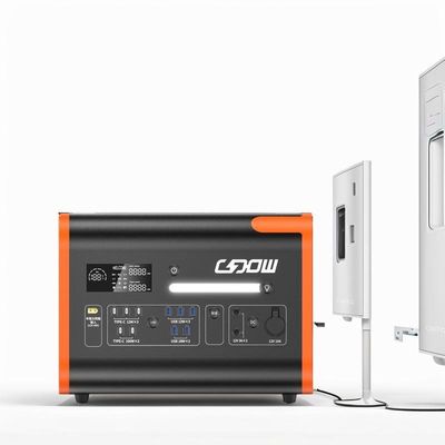Germany 2000W 2048wh AC-DC Output Plug Electric Mobile Portable Lithium Power Station Solar Generator