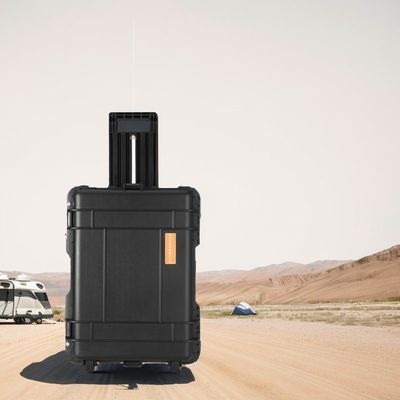 All Compatible Brands 3000wh LiFePO4 Lithium Battery Energy Storage Power Supply with Pull Rod Wheel Design Easy