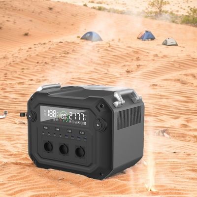High- 2500W 2340wh 110V 120V Solar Generator with ABS Aluminium Profile Shell Material
