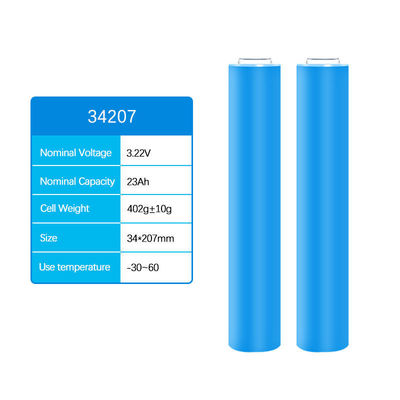 34207 3.2V Lithium Iron Phosphate Battery 23Ah Cylindrical Aluminum Shell