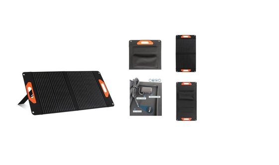 60W 100W 200W All Black Solar Module  With Monocrystalline Silicon