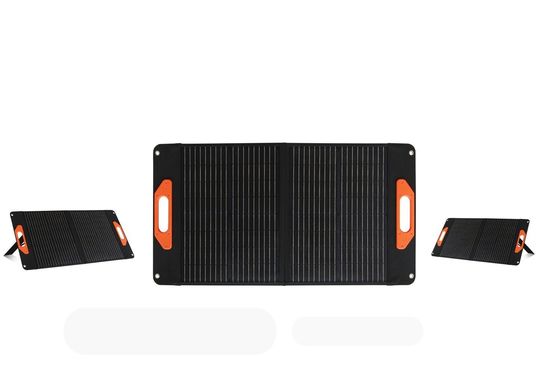 Power Supply Monocrystalline Silicon Folding Solar Panels for Camping RV 60W 100W 200W
