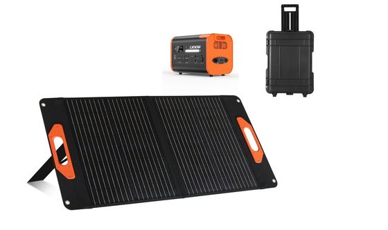 Power Supply Monocrystalline Silicon Folding Solar Panels for Camping RV 60W 100W 200W