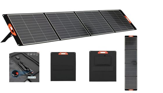 100W Foldable Monocrystalline Silicon Solar Panels Black CE Certified Hot Offer