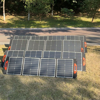 300W Foldable Camping Solar Panels Monocrystalline Cell Small Home System