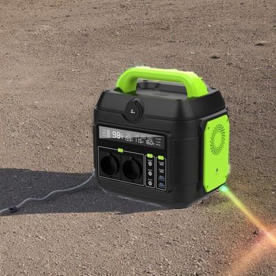 600W Portable Power Station with MPPT Technology and Pure Sine Wave Inverter