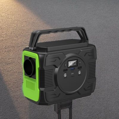 300W Outdoor Lithium Battery Pack Rechargeable Solar Generator AC DC Type-C Battery Backup Power Emergency Portable Solar Power Station