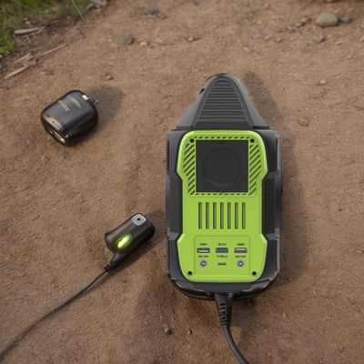 Outdoor Portable Power Station with Liquid Crystal Display and 2200W High Power Output