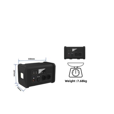 700W/537.6wh Portable Power Station for Camping and Lightweight Power Source