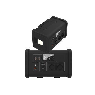 LiFePO4 Home Power Outage Portable Power Station with 700W AC Output Power and LED Light