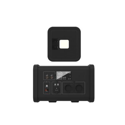 LiFePO4 Home Power Outage Portable Power Station with 700W AC Output Power and LED Light