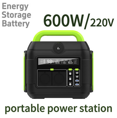 576wh Nominal Capacity Solar Energy Storage System with AC Socket and Solar Power Bank
