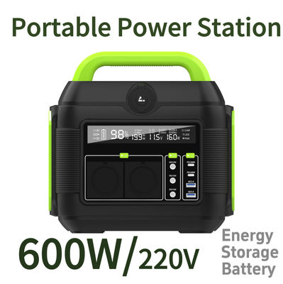 600W Camping Portable Power Bank Docking Charging Station for Emergency Energy Supply