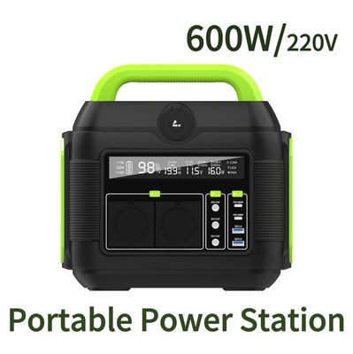 Recyclable 500W Power Bank 600W Outdoor Portable Lithium Station for Adventure Camping