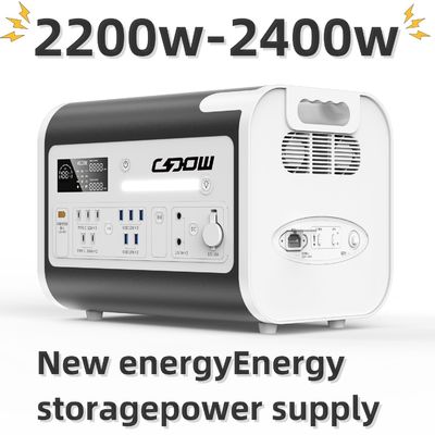 2200W Constant Power Output LiFePO4 Solar Power Station with 4000W Driving Capacity