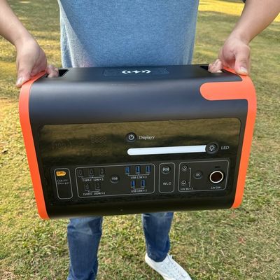 AC Pure Sine Wave Output Waveform 2000W LiFePO4 Battery Portable Mobile Power Supply