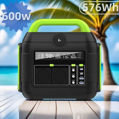 Recyclable 600W Portable Lithium Power Station To Charge Drone Laptop Mobile Phone