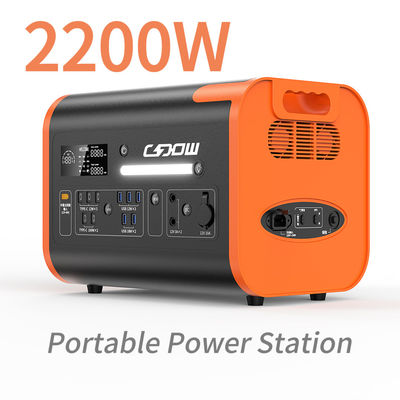 2000Wh Portable Power Station Bank Supply Solar Generator for Customization and Home