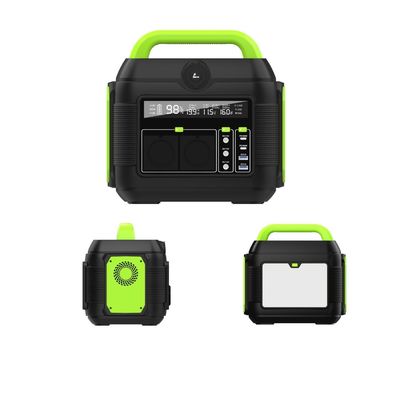 600W Portable Power Station Solar Generator with LED Light 11W and Customized Request