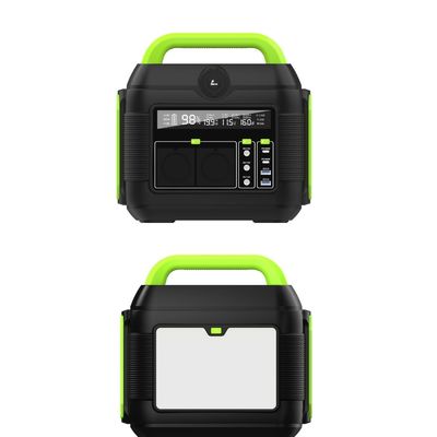600W Portable Power Station Solar Generator with LED Light 11W and Customized Request