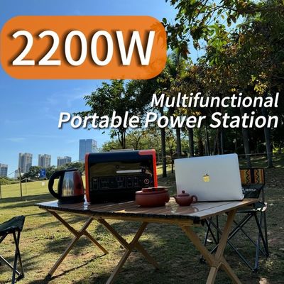 AC Output Voltage 220V±5% 2200W Portable Power Station 2220wh 2000W Solar Generator