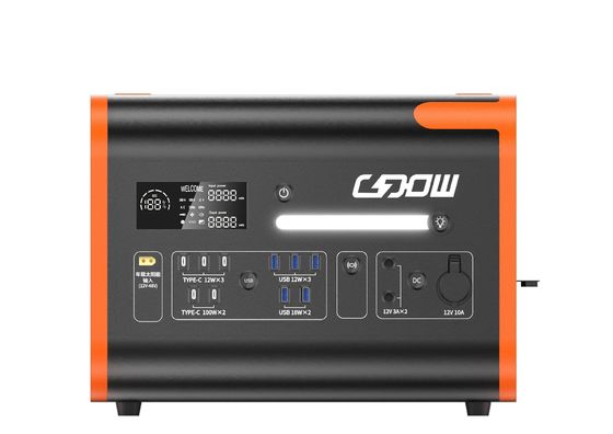 Portable Energy Storage Power Station 2200W Emergency Power Reserve Customized Request