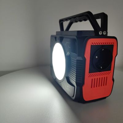 Steady on 4W LED Light and Modified Wave AC Output in 200W Portable Solar Generator