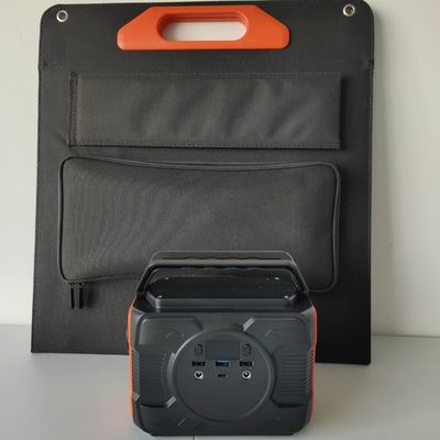 Steady on 4W LED Light and Modified Wave AC Output in 200W Portable Solar Generator
